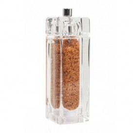 Salt with sweet Paprika and Peppers, square grinder 80g