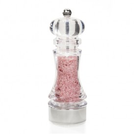 Salt with Strawberries and red Pepper , round grinder 80g