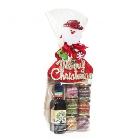 Sei sapori in vesetti da 25g + Braciolio 100ml con Tagliere Confezione Natale