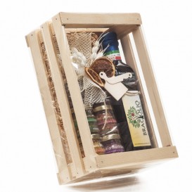 Sei Sapori in Vasetti da 25g + Braciolio 250ml in Scatola di legno