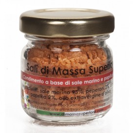 Salt with sweet Paprika and Peppers, jar 25 g