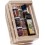 Confezione regalo sali e olio aromatizzati in scatola di legno