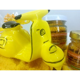 Saffron salt jar large 180 gr.